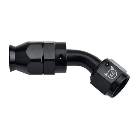 Evilenergy EVIL ENERGY PTFE Hose End Fitting 45 degree Black for PTFE Hose Only （ 4/6/8/10AN ）