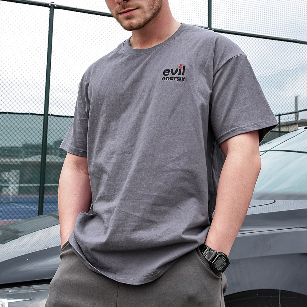 EVIL ENERGY T-shirt with Embroidered Logo Cotton Brand Peripheral