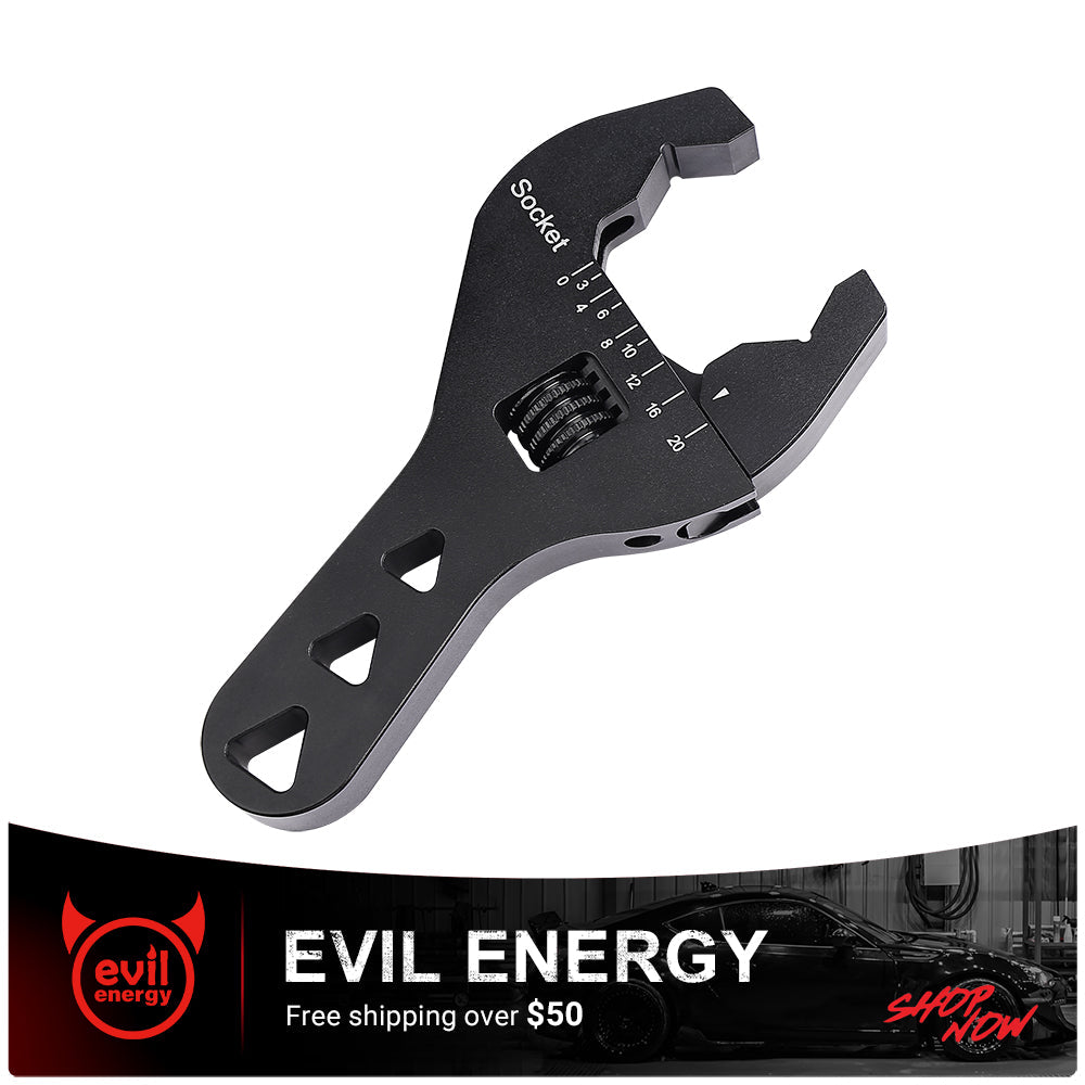 EVIL ENERGY Pocket Wrench Adjustable AN Fitting Wrench 3AN-20AN Spanner Aluminum