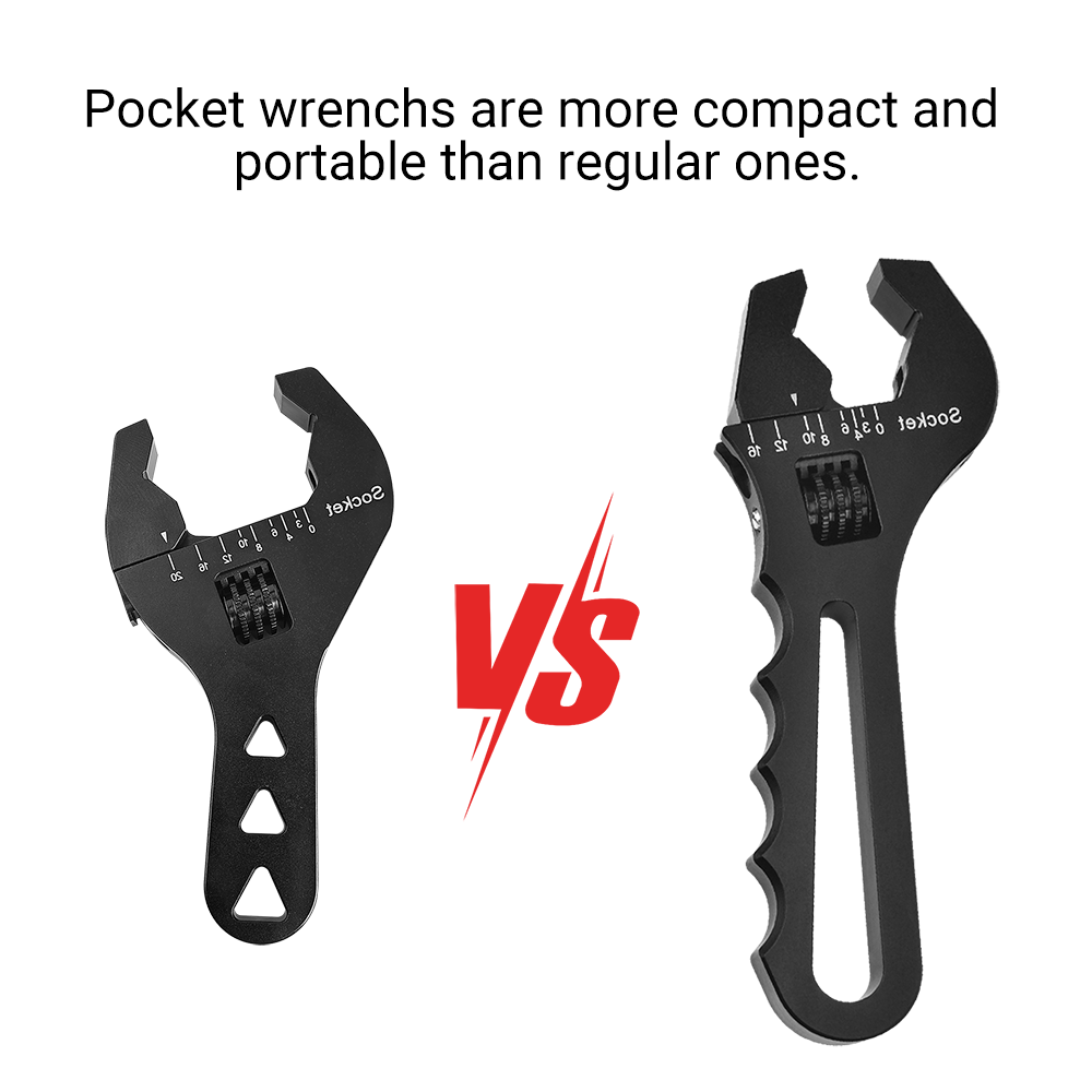 EVIL ENERGY Pocket Wrench Adjustable AN Fitting Wrench 3AN-20AN Spanner Aluminum