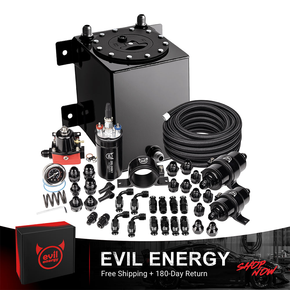 EVIL ENERGY Fuel Cell Gas Tank Kits with Fuel Filter Fuel Pump（1/2.5/5/8/10/12/15/19/20 Gallon ）