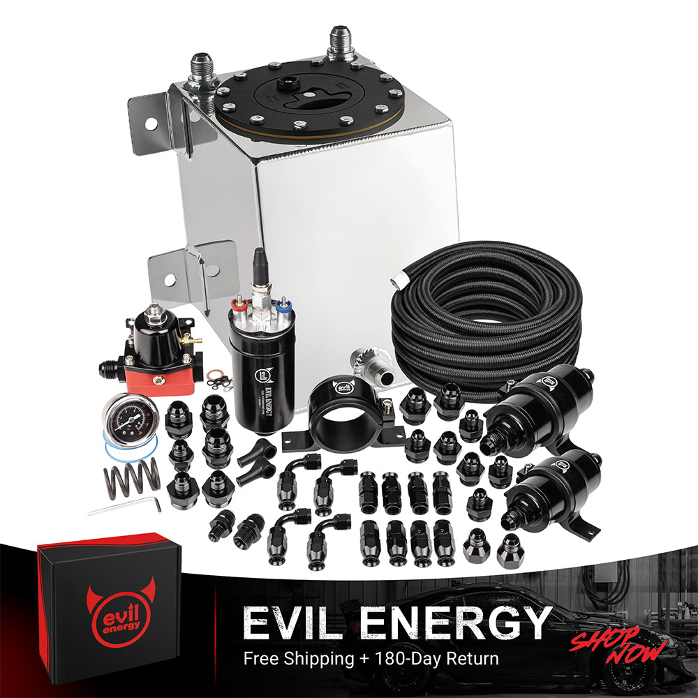 EVIL ENERGY Fuel Cell Gas Tank Kits with Fuel Filter Fuel Pump（1/2.5/5/8/10/12/15/19/20 Gallon ）