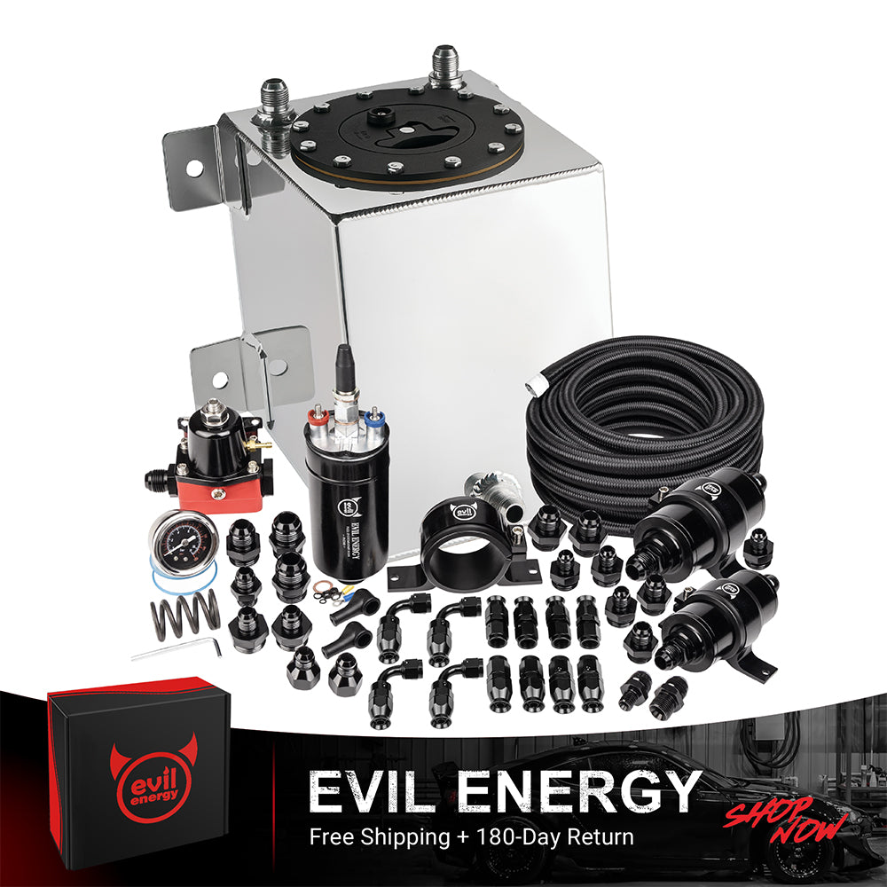 EVIL ENERGY Fuel Cell Gas Tank Kits with Fuel Filter Fuel Pump（1/2.5/5/8/10/12/15/19/20 Gallon ）