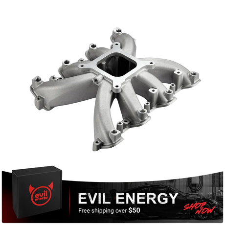 Single Plane Mid-Rise EFI Intake Manifold for GM LS3 L92 V8 6.2L With Fuel Rail Kits | EVIL ENERGY