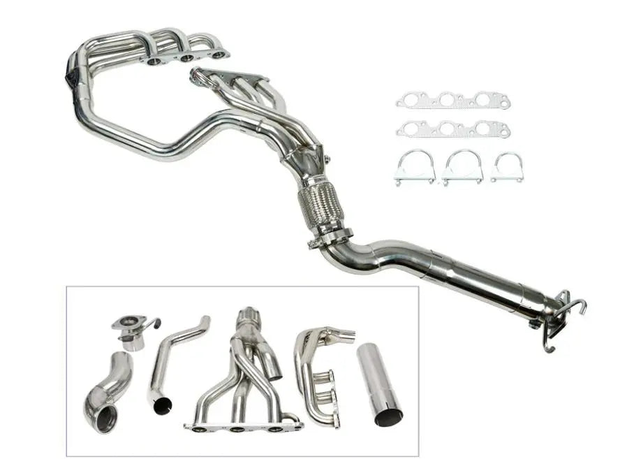 mysite Exhaust Header Manifold for 1997-2005 Pontiac Grand Prix / GTP / Regal / Impala 3.8L V6 Racing