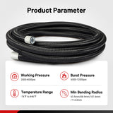 EVIL ENERGY 4/6/8/10AN PTFE E85 Fuel Line Nylon Braided Fuel Hose 10-25FT Optional