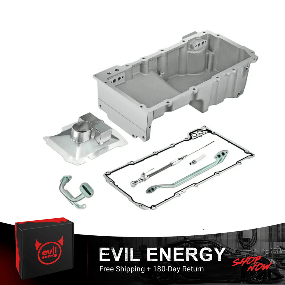 EVIL ENERGY LS Wet Sump Low Profile Retro Fit Front Sump Pan,Fit For Chevy LS1 LS2 LS3 LSX