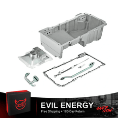 EVIL ENERGY LS Wet Sump Low Profile Retro Fit Front Sump Pan,Fit For Chevy LS1 LS2 LS3 LSX