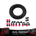 EVIL ENERGY 6AN Fuel Line Kit, 6AN Nylon Braided Fuel Line Hose Fitting Kit CPE 20FT [Black&Red]