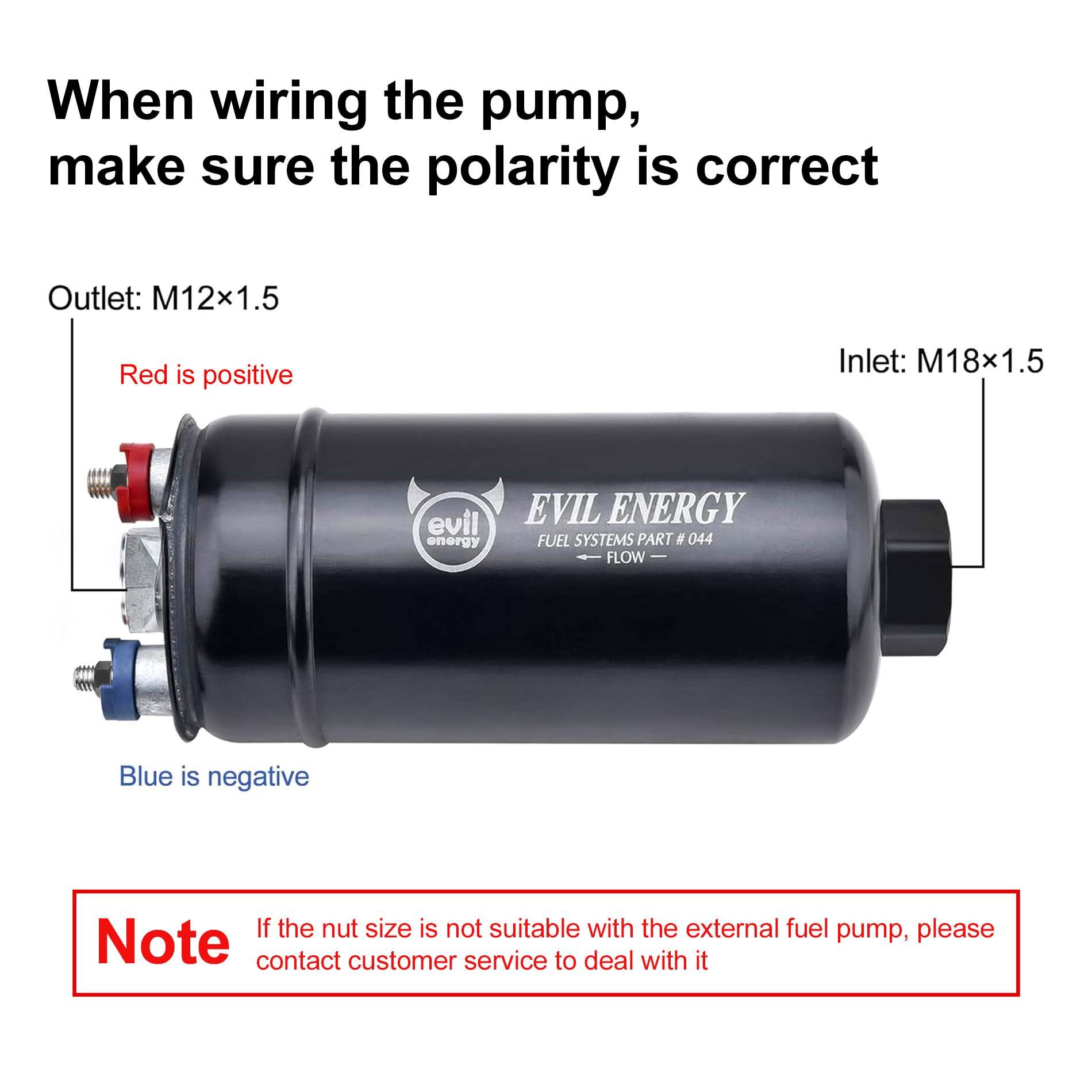 EVIL ENERGY CPE/PTFE LS Swap fuel  kit ,Fuel Filter, 6AN Fuel Line & Fittings | 30-70PSI Fuel Pressure Regulator | Fuel Pump