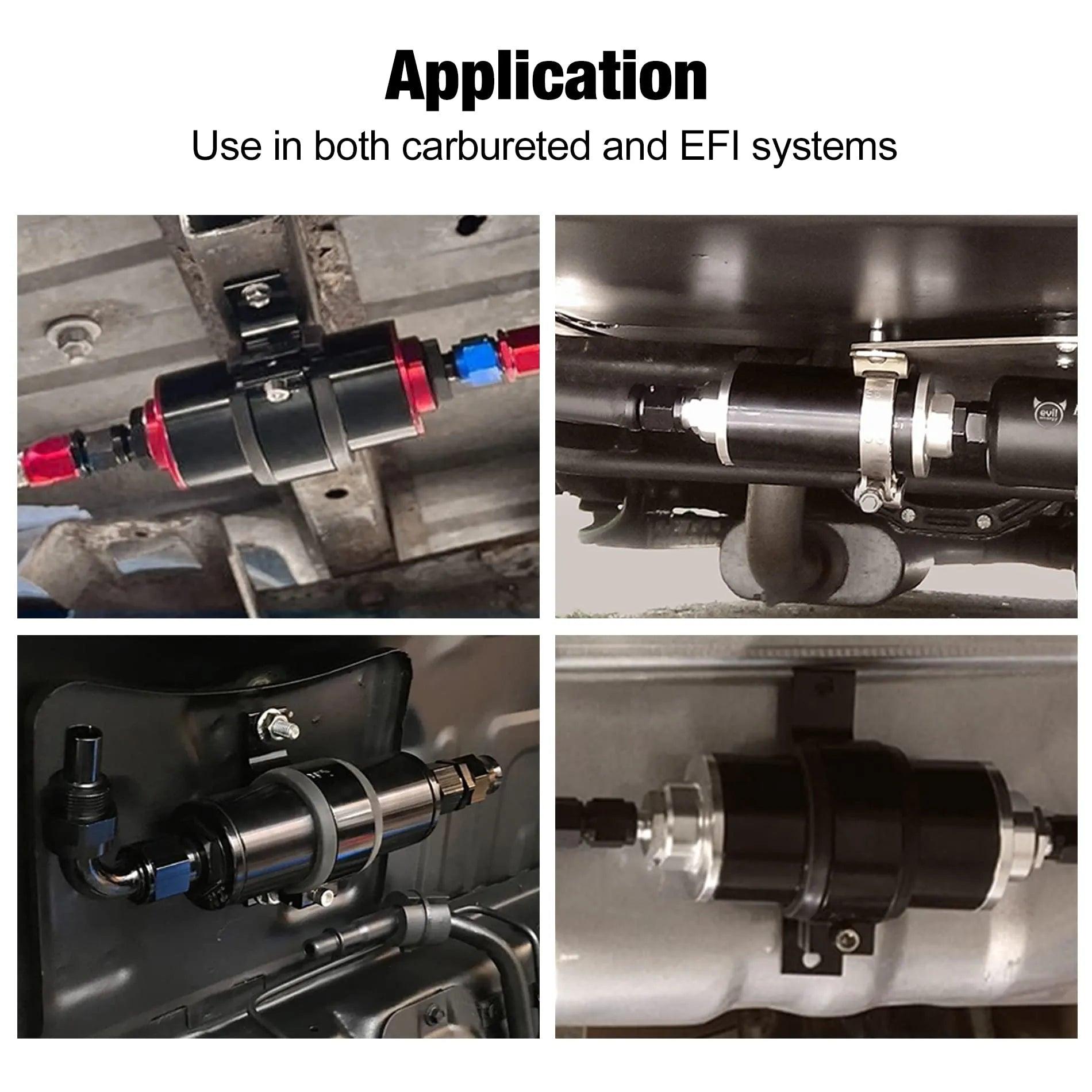 EVIL ENERGY EFI Returnless Fuel System Kit Fuel Pressure Regulator Adjustable 20-120PSI | 8 Installation Combo